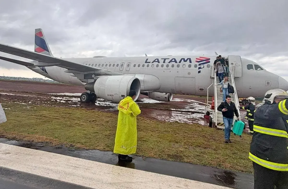 LATAM Brazil A320 suffers Runway Excursion in Cascavel