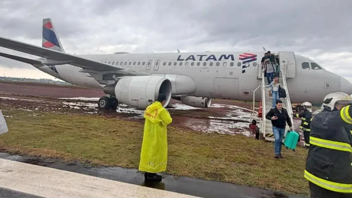 LATAM Brazil A320 suffers Runway Excursion in Cascavel