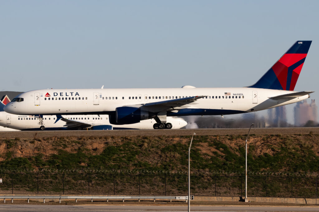 Delta converted the 757s from regular passenger service into charter aircraft, so they retain some of their original features