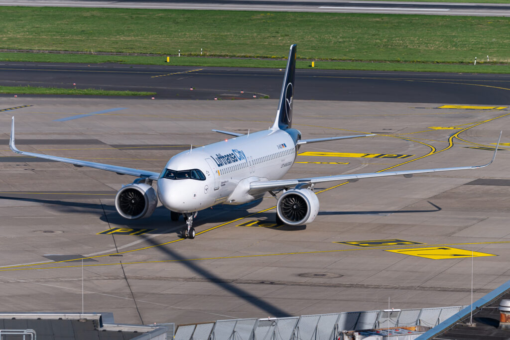 One of the newest additions to the fleet, D-AIID, Airbus A320neo. Image Credit: Sebastian K | Aviation24news