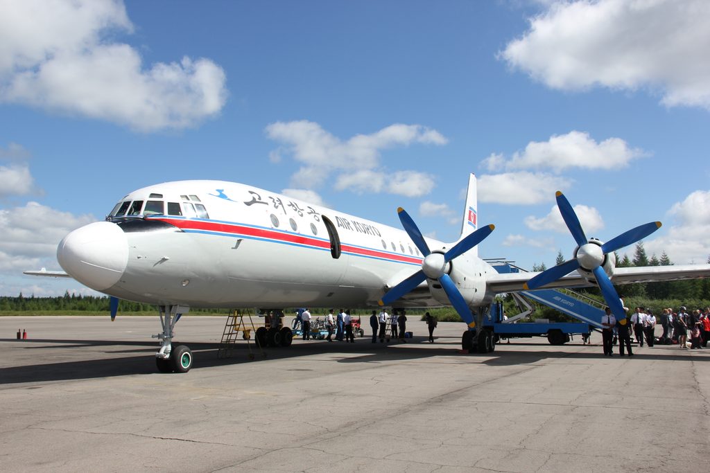 Air Koryo Iljushin Il-18. | Photo credit: Laika ac from USA, CC BY-SA 2.0, via Wikimedia Commons
